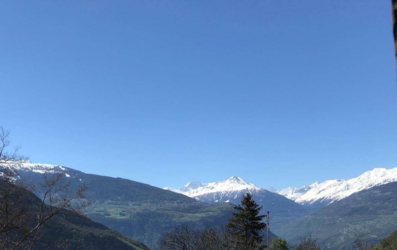 Chez « Adele » Lägenhet Ayent Exteriör bild